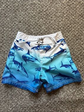 OshKosh B'gosh Blue Shark Swim Trunks